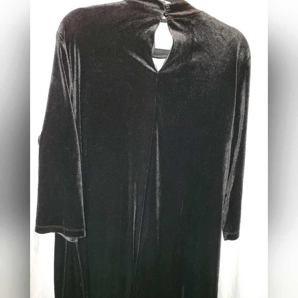 Boutique Black faux  Velvet  sz 2x - Picture 3 of 10